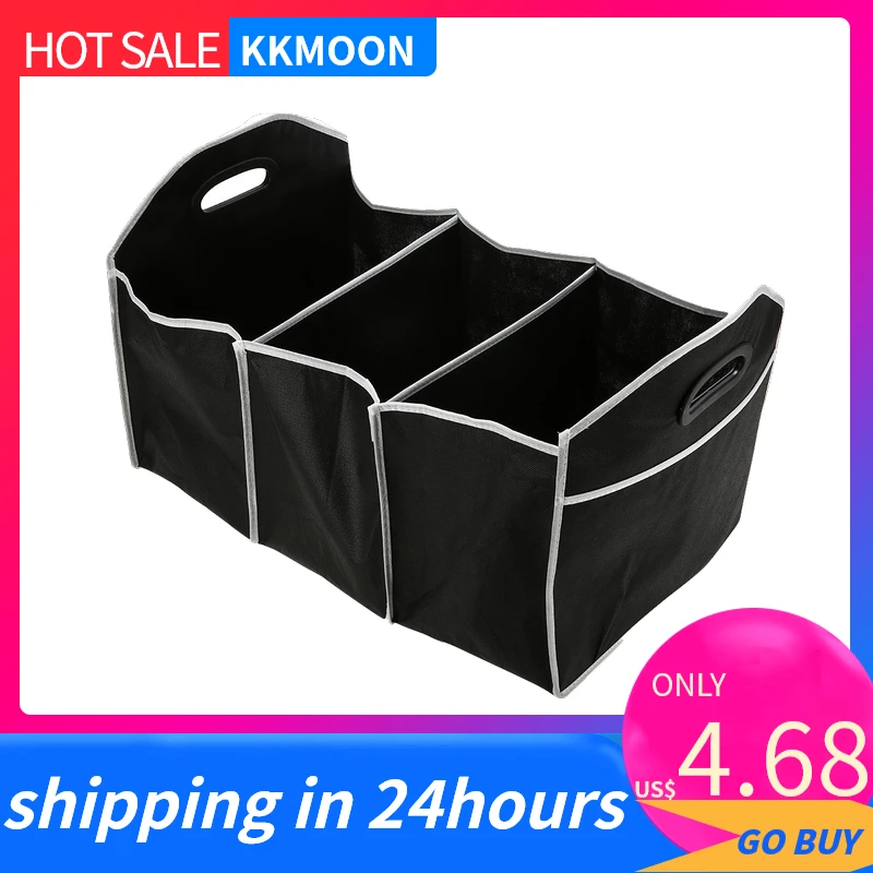 

KKMOON High Capacity Car Multi-Pocket Folding Storage Bag Trunk Stowing & Tidying Organizer Bags for tesla model s/x