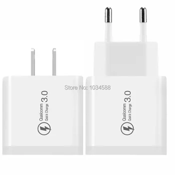 

Eu US 5V 3.5A QC3.0 Wall Charger Power Adapter Fast Quick Chargers For IPhone 7 8 x Samsung s8 s10 huawei android phone pc