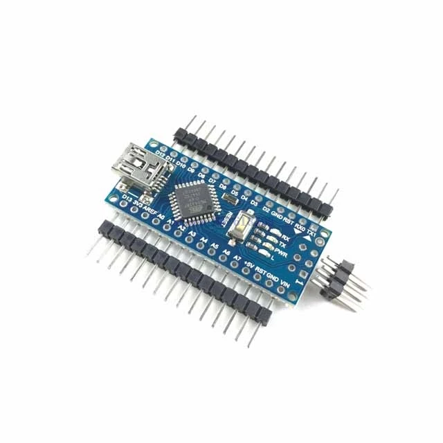 

A14-- Nano v3.0 controller compatible For Arduino compatible nano CH340 USB driver NO CABLE Atmega328 Series