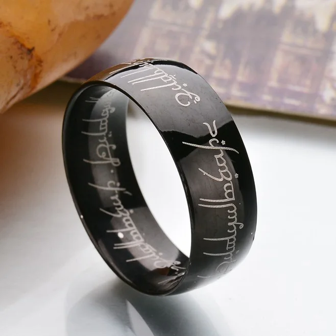 Модные кольца для настроения, набор, обручальные кольца для влюбленных, стразы, мощеное кольцо для женщин, девушек, влюбленных, вечерние, свадебные ювелирные изделия, кольца из Писания - Цвет основного камня: 8MM Black