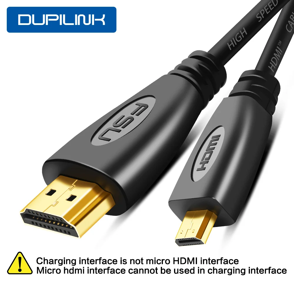 Кабель Micro HDMI 1 4 в 1080P 3D позолоченный штекер м 5 8 3 адаптер к для камер ТВ планшетов