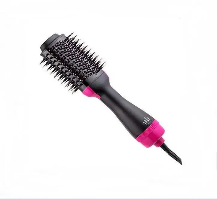 

One Step Hair Dryer Brush and Volumizer Blow straightener and curler salon 2 in 1 roller Electric Hot Air Curling Iron comb 0001