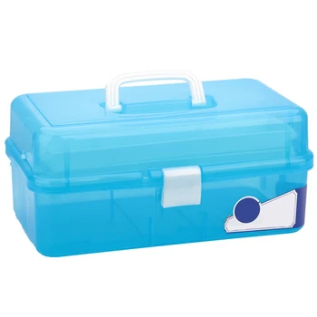 

Folding Toolbox Work Box Collapsible Toolbox Medicine Cabinet Manicure Toolbox Storage