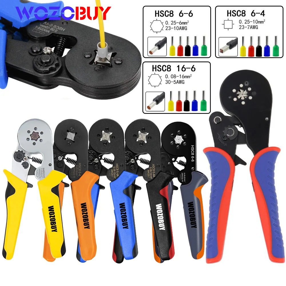 

Ferrule Crimping Tool Kit, Wire Crimping Tool Kit Crimper Plier Set 1900PCS Wire Terminals Crimping Connectors Wire End Ferrules