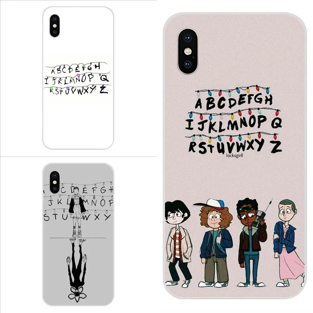 Soft Silicone Case Stranger Things Alphabet Lights For LG K50 Q6 Q7 Q8 Q60 X Power 2 3 Nexus 5 5X V10 V20 V30 V40 Q Stylus | Мобильные