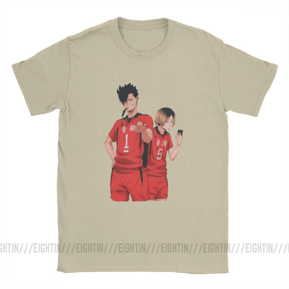 Haikyuu футболки мужские хлопок футболка Kuroo аниме Bokuto Oya манга Shoyo волейбольная футболка с коротким рукавом Одежда размера плюс