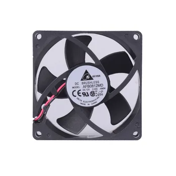 

1pcs 8cm AFB0812MD Dual Ball Silent Fan 8020 80*80*20mm 12V Incubator Mosquito Lamp Cooling Fan