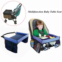 Plateau de siège de voiture pour enfants, poussette Portable pour bébé, tour de voiture avec planche à dessin, rangement voyage, jeu 