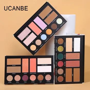 

UCANBE Makeup Set Eyeshadow +Bronzer Contour+Blusher+Highlighter Shimmer Matte Pigmented Eye Shadow Glitter Powder Cosmetics
