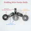 Welding Feeder Roll V U Knurl Groove 0.6mm 0.8mm 1.0mm Size 30x10x10mm for Steel Aluminum Flux Cord Wire Mig Wire Feeder ► Photo 2/6