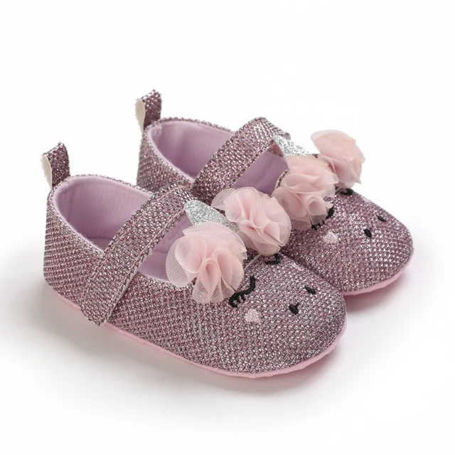 Newborns Fashion Solid Color Casual Shoes Princess Shoes Soft-soled Sneakers 0-18 Months Baby Bed Shoes Baby Walking Shoes B285