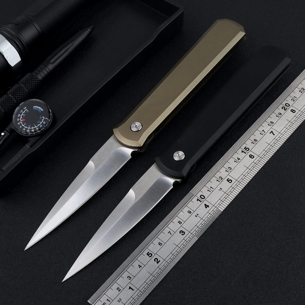 Складной нож OEM 920 лезвие 154 см алюминиевая ручка Карманный Походный для охоты