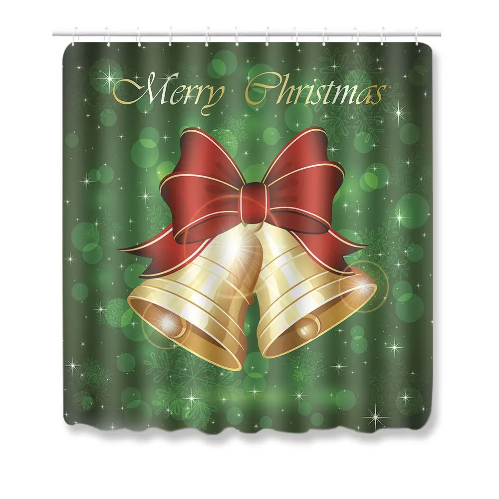 T Merry Christmas 4 шт занавеска для ванной комнаты ковер 3D коврик для ванной нескользящий коврик для унитаза чехол для сиденья для дома декоративный Придверный коврик коврики