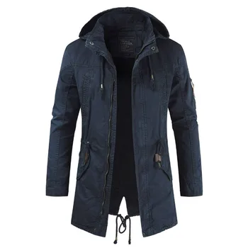 

Jacket Men Cotton Military Jacket Men 2020 Autumn Army Jackets Male Brand Slothing Mens Bomber Jackets Plus SizeXL-4XL