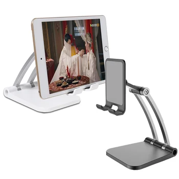 

Adjustable Flodable Desktop phone Tablet Stand Holder for 4-12.9 inch Tablet Phone Desk support Mount for iphone IPad Pro 12.9