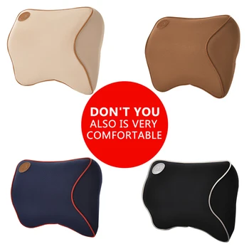 

Car Neck Pillow Seat Head Rest Massage Pillow Latex Neck Headrest Car Cover Vehicular Pillow Seat Headrest Car Auto Accessories
