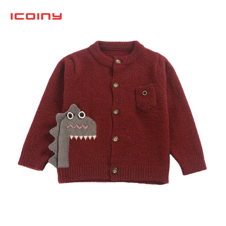 

Children Knitted Sweaters Cardigan For Girls Autumn Warm Children's School Clothing Baby Kids Cartoon Jackets Boys Casual Coats