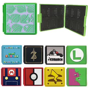 

12 Game Cards box Plastic Portable Case For Nintend Switch Shockproof Hard Shell Storage Box For Nintend Switch NS NX Game Card
