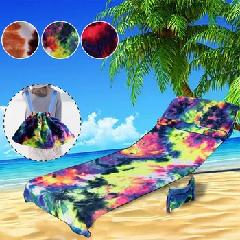 

Chair Beach Towel Beach Chair Cover Chaise Lounge Towel Cover Quick Drying Swimming Beach Mat Chairs Blanket Towel