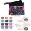 1pc Multi-functional Size 14*18 Wet Bag Reusable bag for Mama Cloth Pads Menstrual Pad Washable Sanitary Pads Bags 7 Colors 3