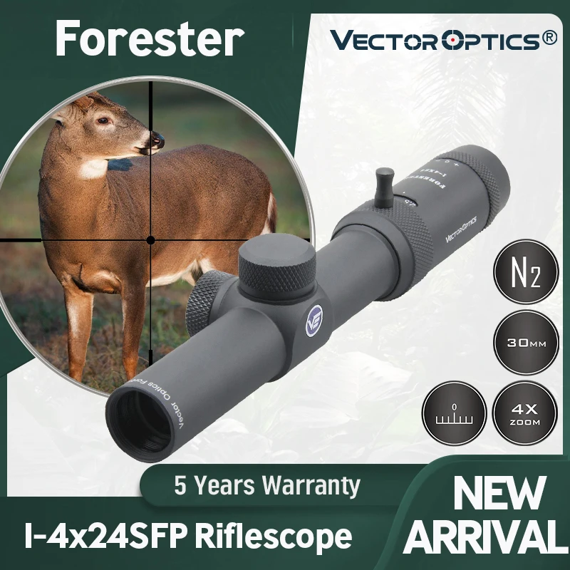 Оптический прицел для винтовки Vector Optics Forester JR 1-4x24 оптический охоты от края до 1/2 MOA