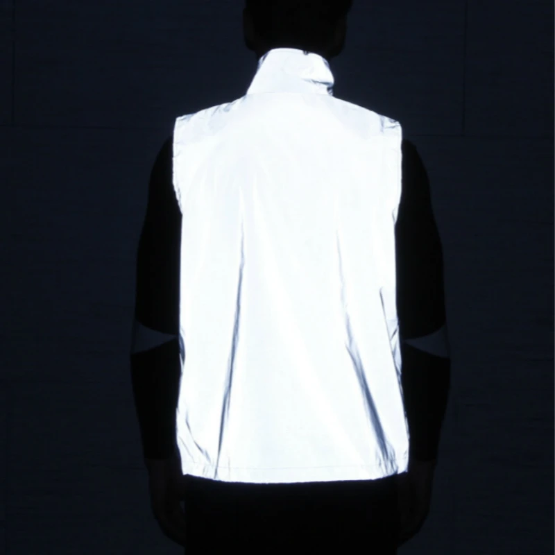Reflective Light Vests for Men women Sport Running Hunting Outdoor Vest Sleeveless Jacket Coat 2020 Spring 2