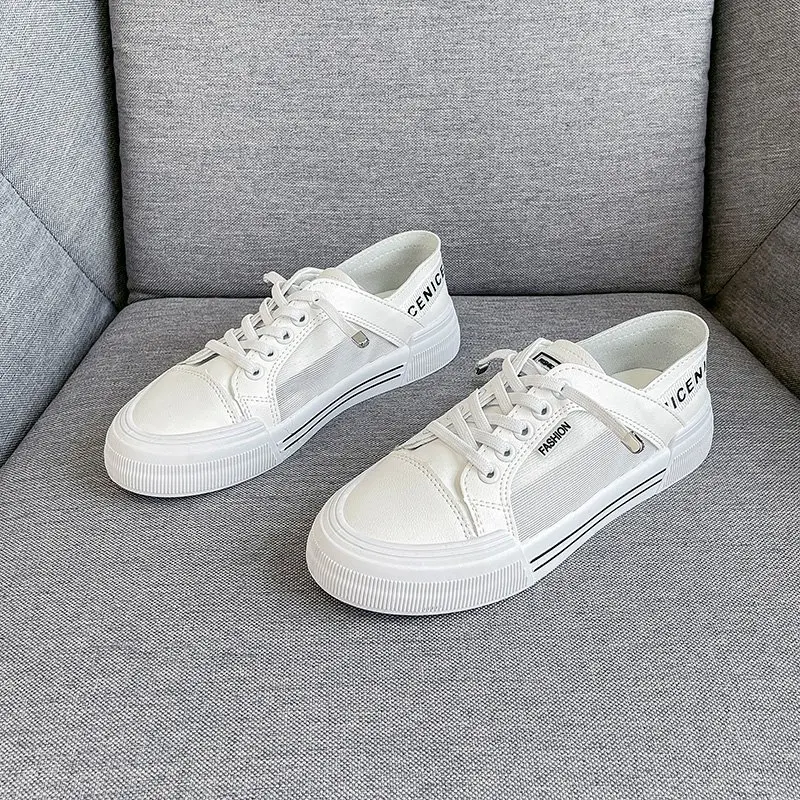 Tenis Feminino 2021 New Sneakers Women's Sports Shoes Luxury Brand Female Vulcanized White Casual Flats Platform Walking Ladies