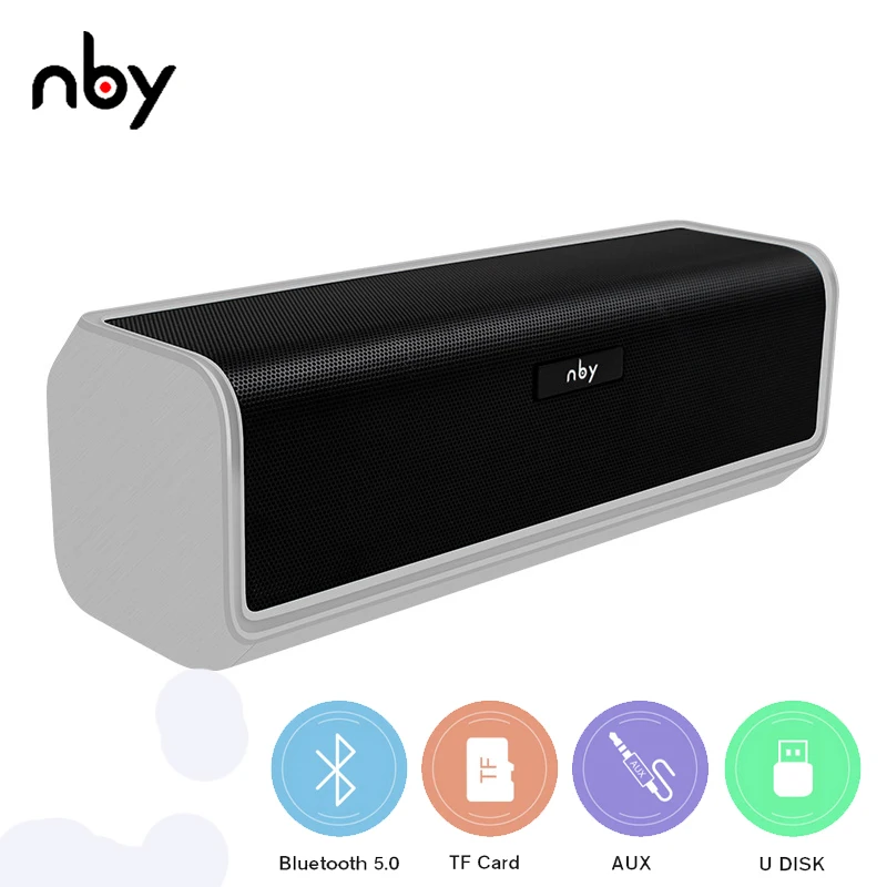 Nby 6690 портативный Bluetooth динамик 10 Вт подставка 4D стерео беспроводной с