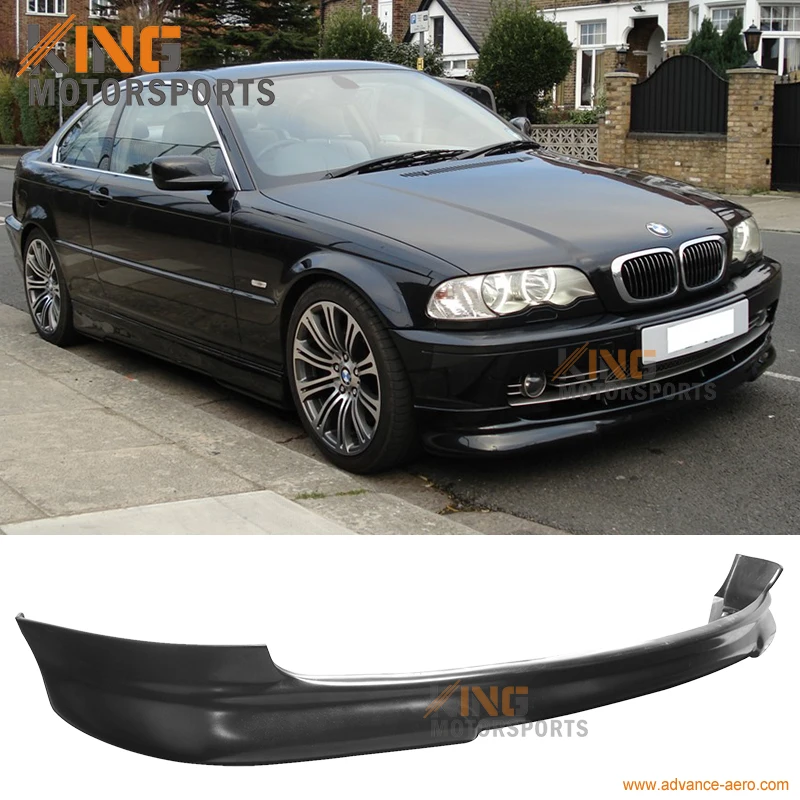 Подходит для 1999 2000 2001 2002 2003 BMW E46 3 Series 2Dr Coupe ПУ передний бампер губа спойлер