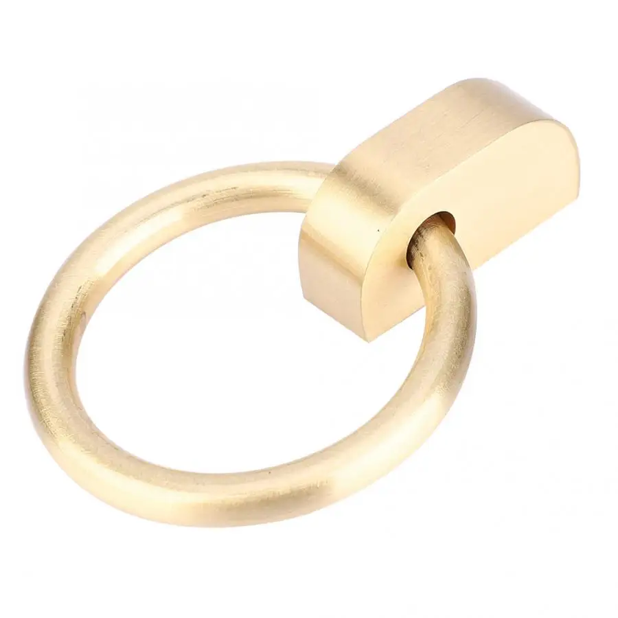 Single Hole Brass Handle Cabinet Drawer Pull Handle for Household Use 60x42x15mm Pull Handle