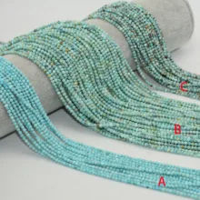 Натуральные бирюзовые маленькие Свободные Круглые бусины HuBei 2,5 мм-без обработки