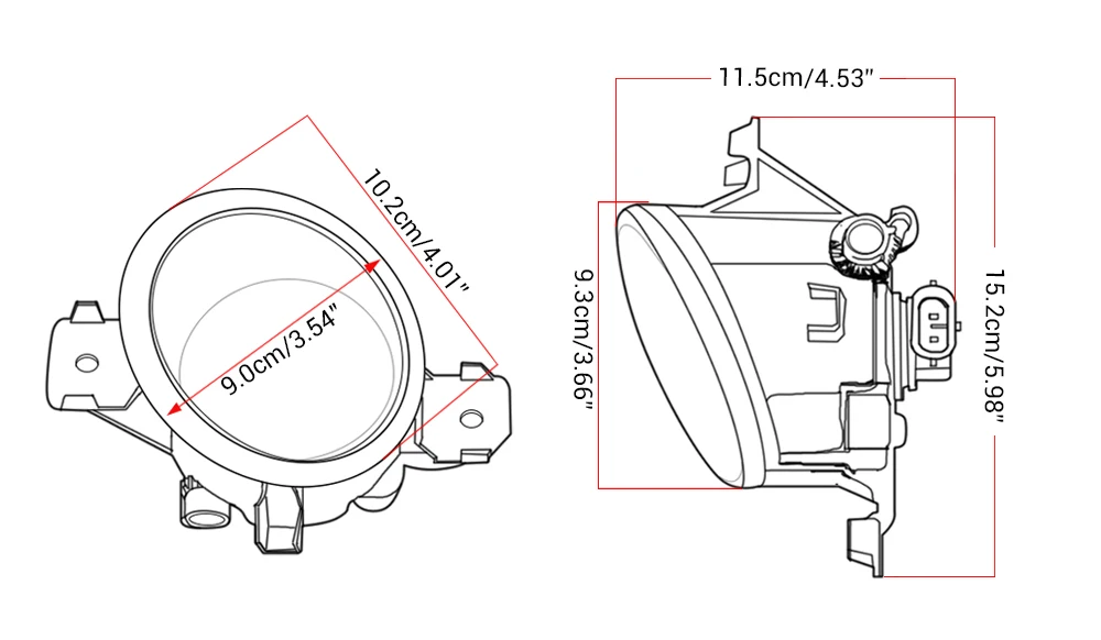 Cawanerl для Nissan Qashqai 2007 2008 2009 2010 2011 2012 2013 автомобиля H11 светодиодный противотуманных фар глаза ангела фары DRL 3000LM белый 12V 2 шт