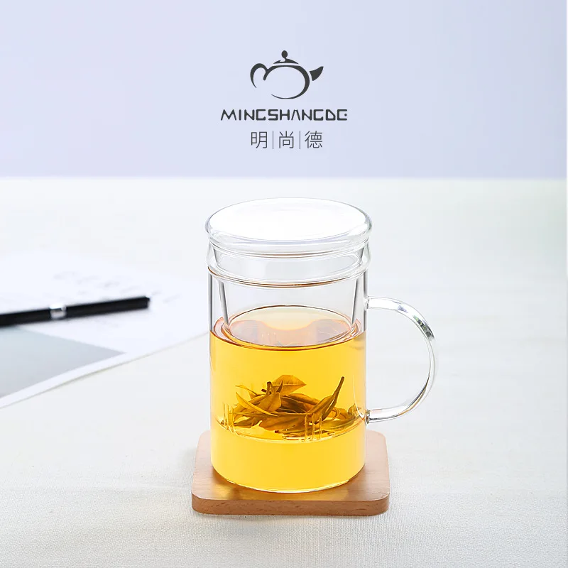 Glass Cup Heat-resistant Cupping Set Crytal for Tea Transparent Mug Household Cups Kitchen Product | Дом и сад