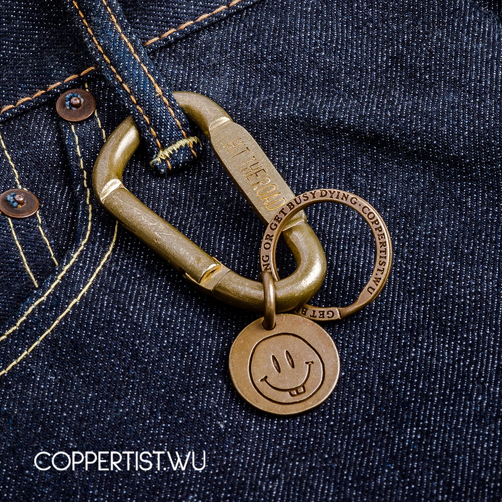 Coppertist. wu быстро открывающаяся застежка латунный декоративный узор Карабин
