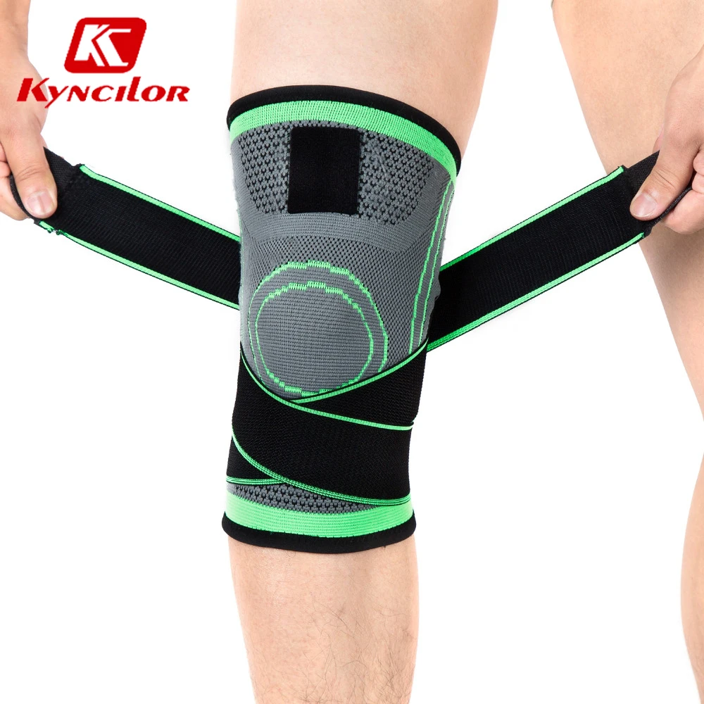 

Sport 3d Pressurized Fitness Running Cycling Bandage Knee Support Braces Elastic Nylon Sports Compression Pad Sleeve Ship Today