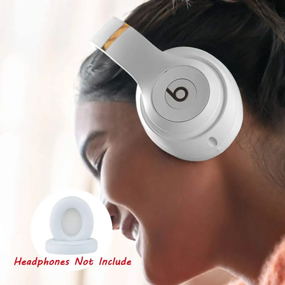 Studio 2 Earpads Replacement Ear Cushion Pads Muffs Parts Compatible with Beats Studio 2 0 Wireless Over Ear Headphones