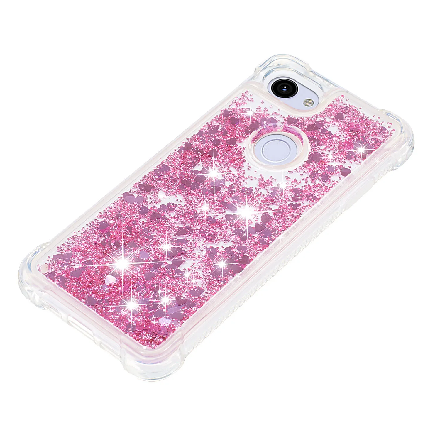 Quicksand TPU Coque For Google Pixel 3 3 XL Cover Liquid Glittering Bling Silicone Shell For 2