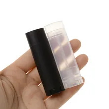 

5ml Empty Refillable Bottle Plastic DIY Lipstick Lip Balm Tubes Oval Deodorant Cosmestic Containers Holder Crayon Vials