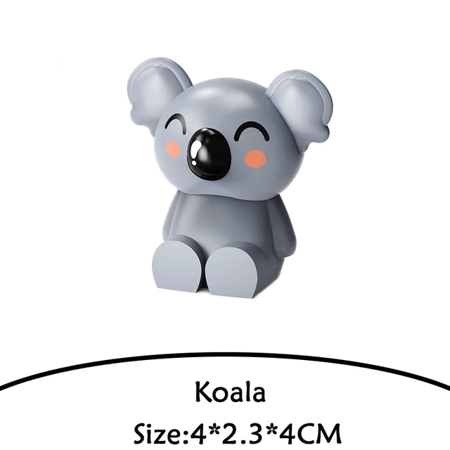 Brick Animal Spelling Building Blocks New Animal Cartoons Sea Flamingo Compatible With Brick Toy For Children Christmas Gift Koala