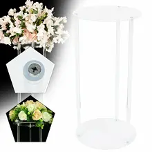 Support à fleurs en acrylique transparent pour Guide de mariage, présentoir à ballons pour décoration de fête
