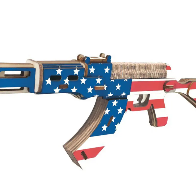AK47冲锋枪.星条旗-3