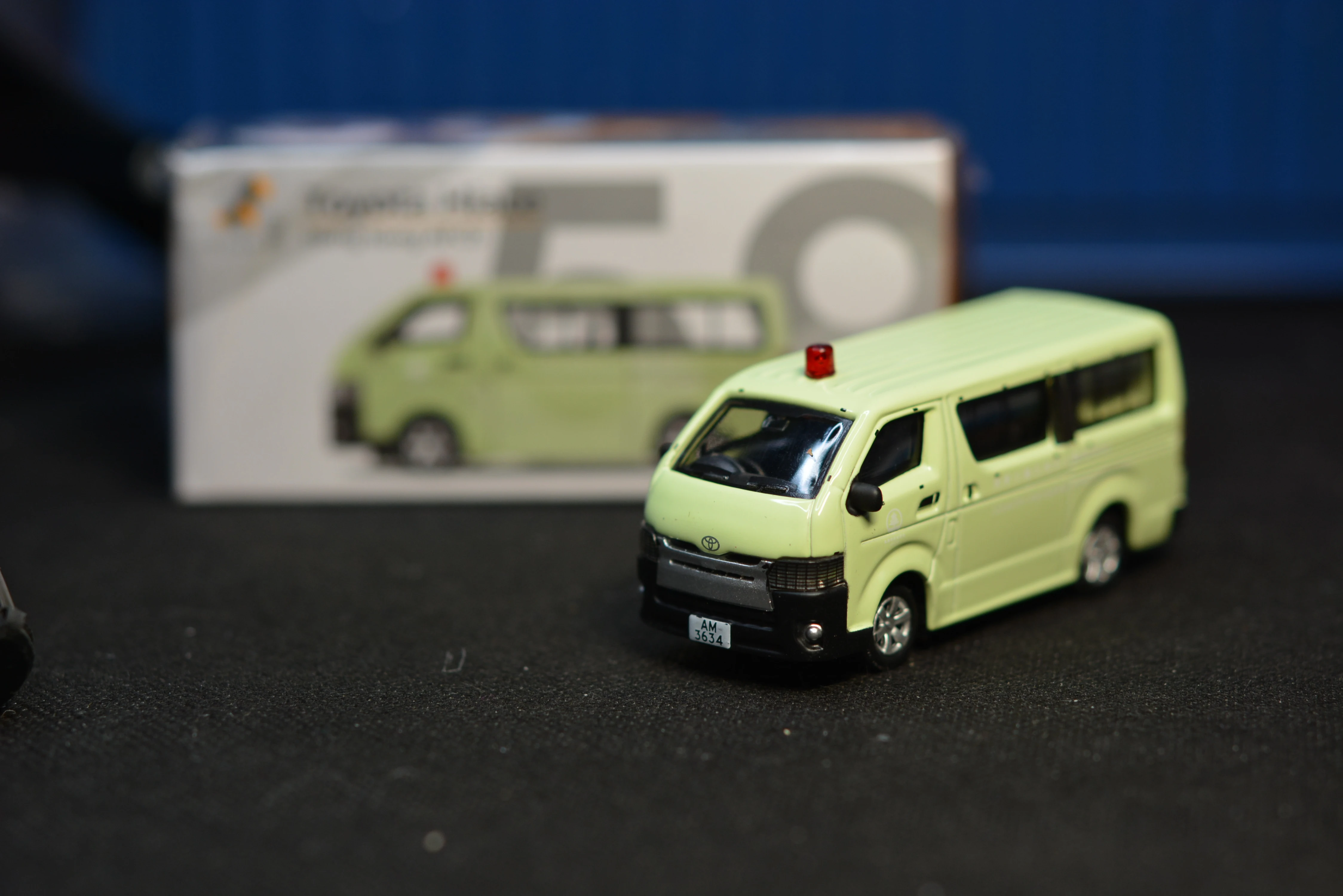 Tiny 1/64 Hiace Hong Kong AFCD ATC64694 Die Cast Model Car Collection Limited