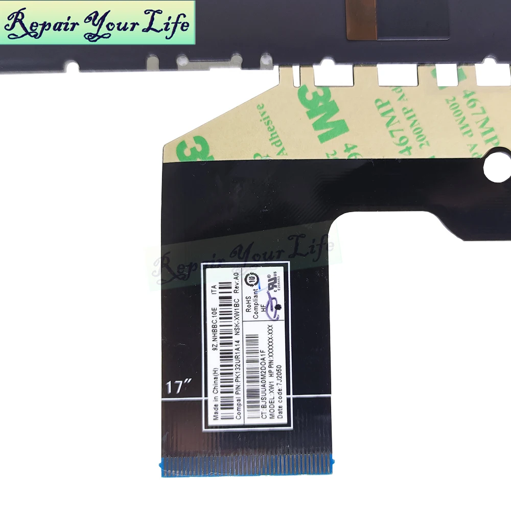 substituição, Backlight para HP ENVY 17, 17-CG,