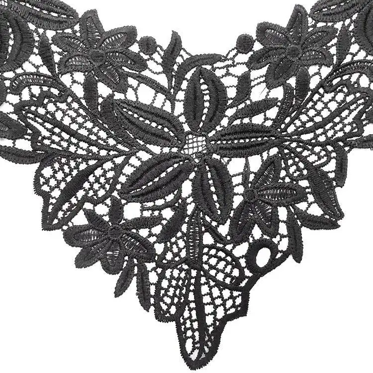 Emboidery воротник для шеи diy поддельные съемные воротники водорастворимые Женская бутоньерка трехмерные кружевные аксессуары