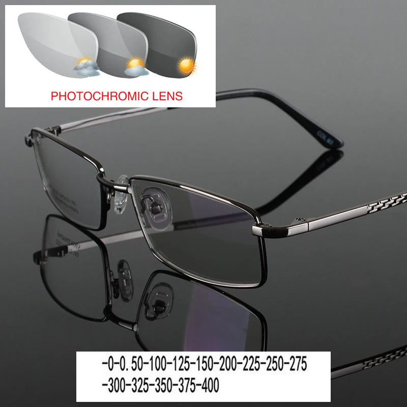 Новые фотохромные солнцезащитные очки готовые мужские и женские оправа для очков от близорукости с цветными линзами солнцезащитные очки близорукость очки FML