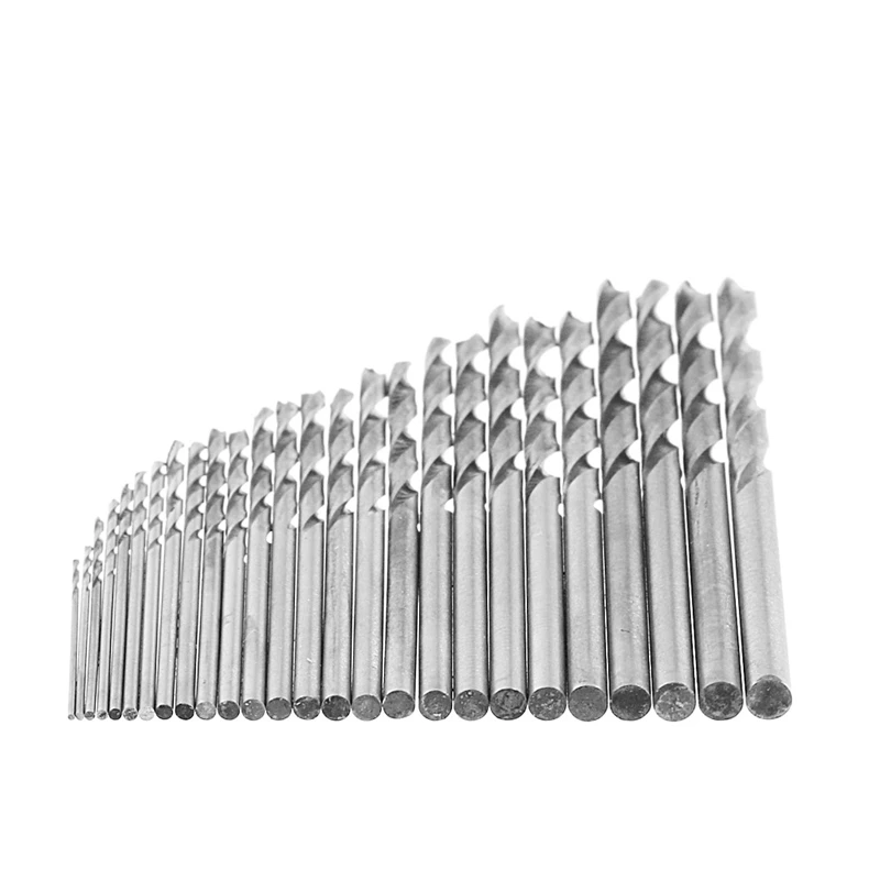 1 Set 10 Pcs 0.5mm Multifunction Tiny Micro HSS Straight Shank Twist Drilling Bits 1 Set 10 Pcs 0.5mm Multifunction Tiny Micro HSS Straight Shank Twist Drilling Bits