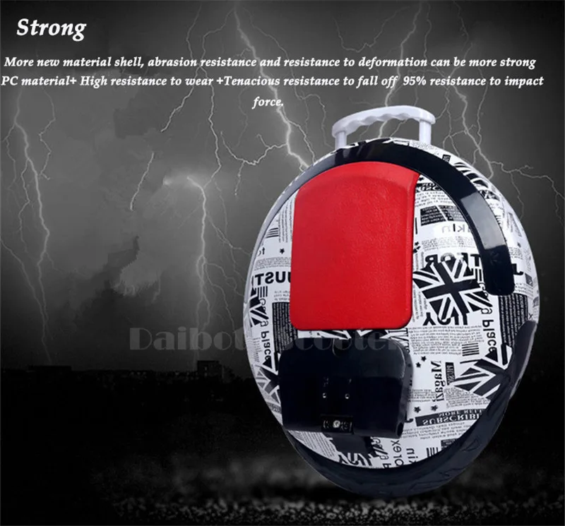 Daibot Self Balance Electric Scooter One Wheel Self Balancing Scooters 14 inch 60V  Bluetooth Adults Black Monowheel Hoverboard  (12)