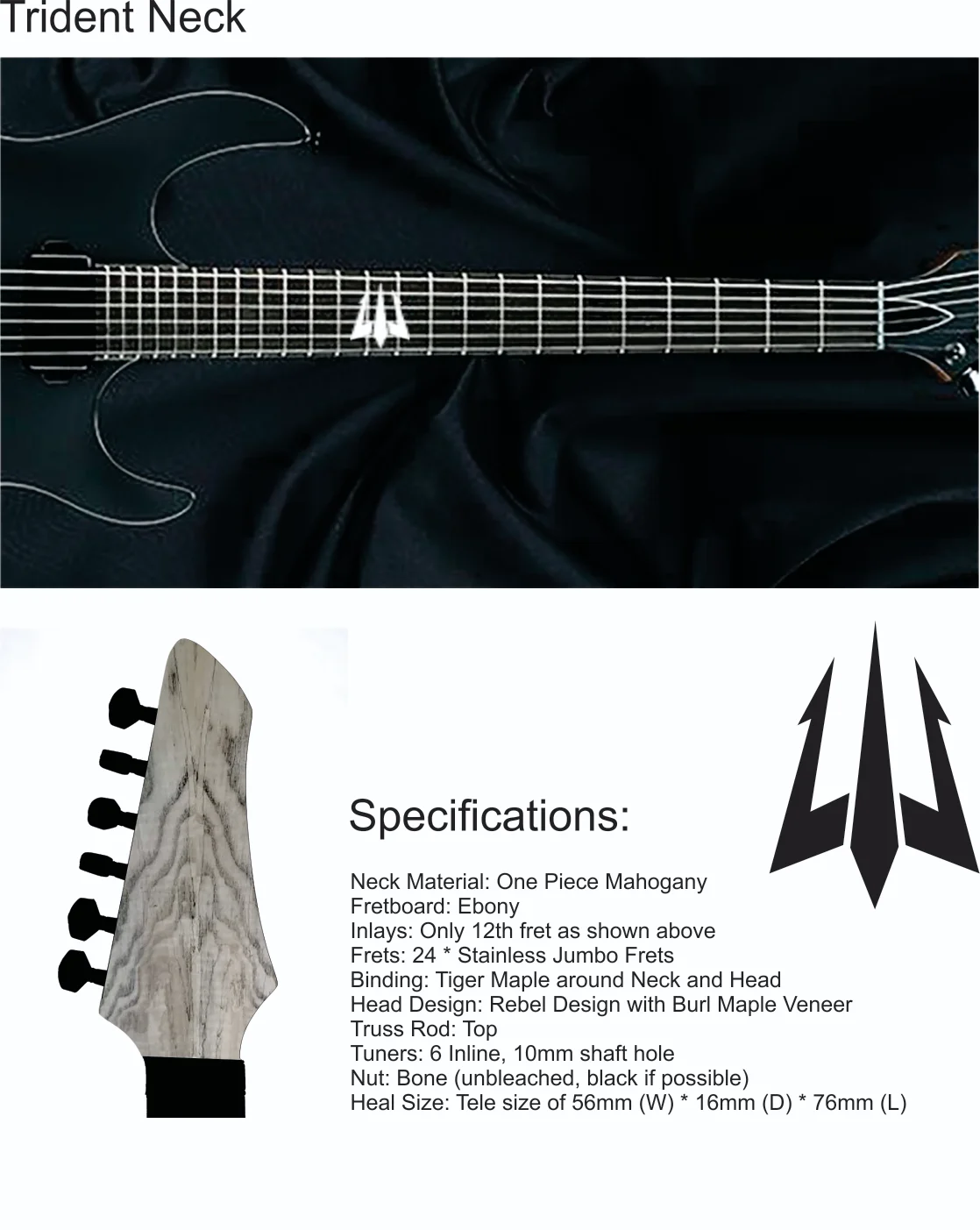 激安通販 美品 カスタマイズされたエレキギターネック インレイのようなワンピースマホガニー画像パススルー1112 13フレット ペイントなし ロゴなし 大阪激安 Signature Johaness Com