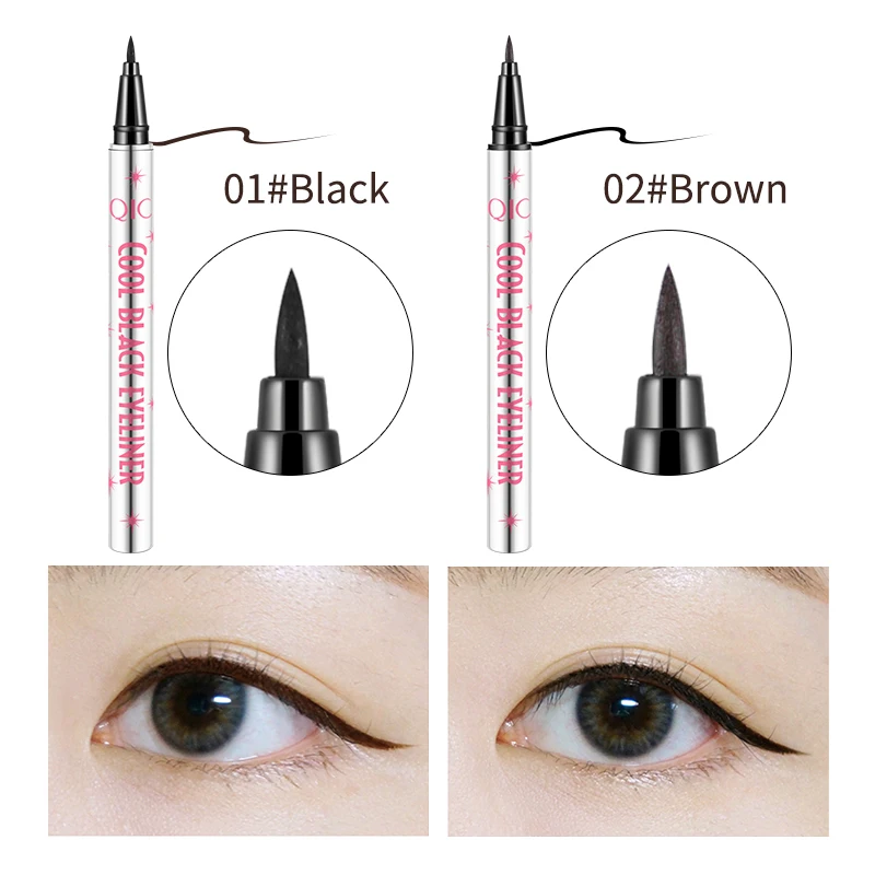 12pcs/set QIC Brand makeup liquid eyeliner quick dry slim eye liner waterproof long lasting 4D black eyeliner pen Q609 12pcs/set QIC Brand makeup liquid eyeliner quick dry slim eye liner waterproof long lasting 4D black eyeliner pen Q609