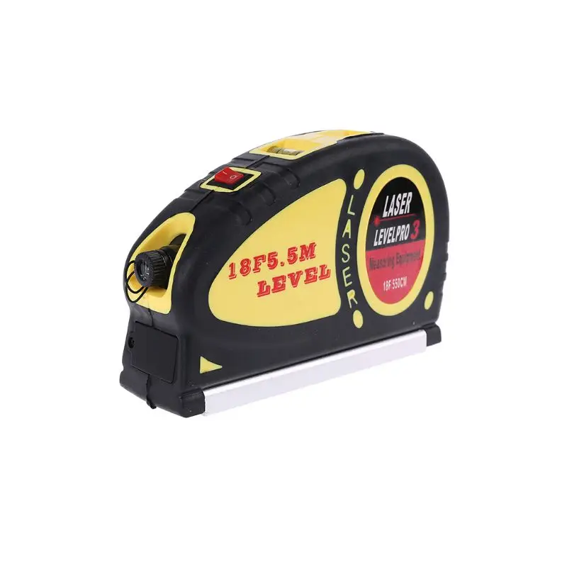 Multipurpose Mini Laser Level Line Lasers Horizon Vertical Accurate Measure Tape Aligner Bubbles Ruler Measuring Diagnostic Tool